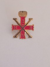 Spilla Massonica 20x24mm Commanderia Templare Croce Rossa di Costantino