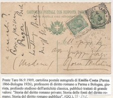 Ponte Taro 6.9.1909 Prof