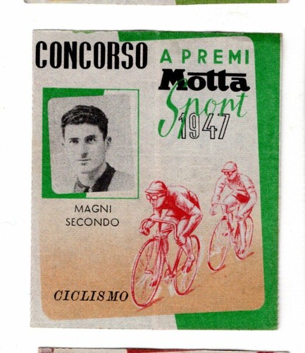 Figurina concorso motta 1947 - concorso,
