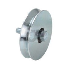 RUOTA RUOTE PER CANCELLO CANCELLI SCORREVOLE GOLA V ZINCATA CON BULLONE