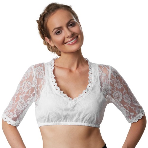Camicia dirndl pizzo costumi - dirndl,