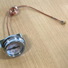 Isomac/Vibiemme/VBM ø 41mm 0-2,5 Bar Pressione Caldaia Cromata - Made In Italy