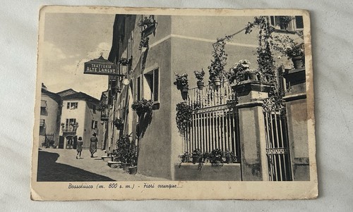 Cartolina bossolasco fiori - bossolasco,