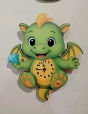 Orologio Drago Bambino ? Con Pendolo In Legn?Fatto A Mano  Idea Regalo Complea