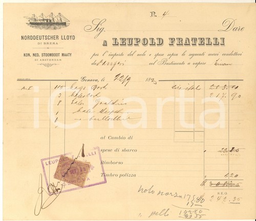 1890 norddeutscher lloyd - 1890,