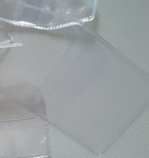 50 BUSTE TASCA 40X40  PLASTICA PROTEZIONE  PORTA MONETE Max 32 mm Ø TASCHE