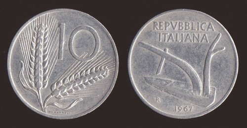 Lire 1967 spighe - 1967,