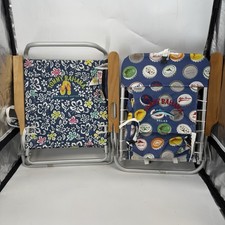 Tommy Bahama Zaino Spiaggia Sedia Pieghevole Set di 2 Paradise Nation Alluminio