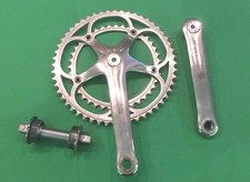 Guarnitura Campagnolo Record C crankset pedivella 170 teeth 39-52 bb ITA vintage