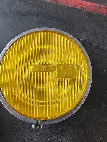 Fendinebbia giallo rotondo - giallo,