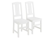 Eleganti 2 bianco acqua sedie