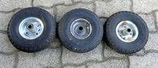 3 RUOTE GONFIABILI PER CARRELLO MANUALE  -  DIAM. cm. 25  -