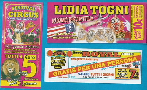 Biglietti ingresso circo - biglietti, di