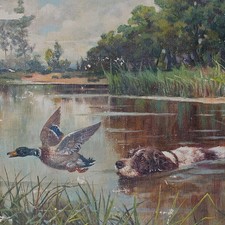 Caspar von Reth caccia cane