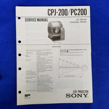 SONY CPJ-200 CPJ-PC200 Manuale