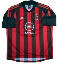 MAGLIA CALCIO AC MILAN ADIDAS 2002/03 JERSEY TRIKOT MAILLOT FOOTBALL SHIRT
