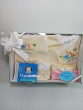 Set 9 pezzi vintage Gerber Jungle Friends scatola ricordo regalo neonato