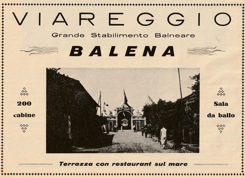 Pubblicita 1926 viareggio - pubblicita',