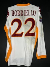 Maglia Borriello Roma away Unwashed 2010-11 match worn shirt kappa Totti