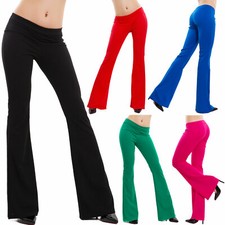 Pantaloni donna campana aderenti zampa elefante elasticizzati hot nuovi AS-2462