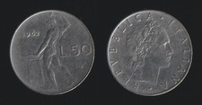 50 LIRE 1962 VULCANO - ITALIA
