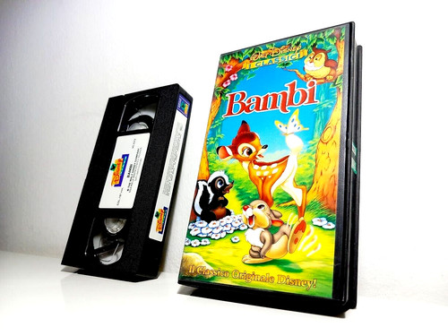 Bambi vhs walt disney - bambi,
