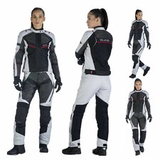 Giacca Donna Moto estiva Omologata Cordura Tessuto Mesh Traspirante- Alike TG L