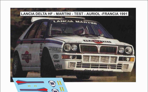 Lancia delta hf rally - 1/43,