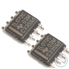 2X TL072 TL072C SMD