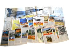 Aviazione Aerei militari lotto  41 poster schede monografiche