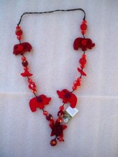 Collana lana cotta lunga - collana,