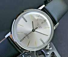 POLJOT De LUXE nuovo! Orologio Extra SLIM Uomo Vintage 1970 Cassa Acciaio Inox
