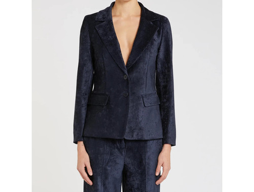 Blazer monopetto velluto a - in,