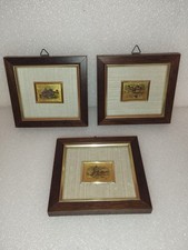 3 Quadretti Cromolitografie