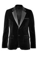Uomo Velluto Blazer Giacca
