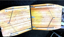 Tavolo Pieghevole da Campeggio Giardino Tenda Tavolino Richiudibile Salvaspazio 