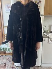 CAPPOTTO DI PELLICCIA  CASTORO  PER DONNA LAVORAZIONE ARTIGIANALE QUALITA' SUPER