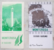 (Divisione Alpina Monterosa) Monterosa XXXVIII Raduno + Monterosa 41° Raduno.