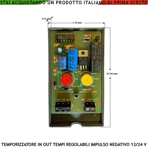 Temporizzatore tempo ingresso - temporizzatore,