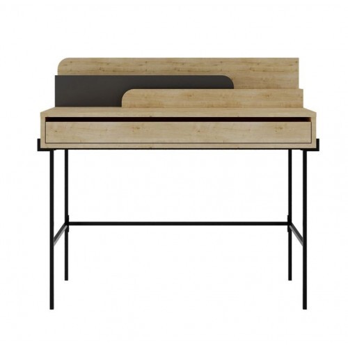 Scrivania con cassetto rovere - scrivania,