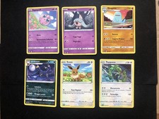 GCC Pokémon 6 carte (Eevee, Umbreon) set Alla Scoperta Dei Draghi McDonalds 2024
