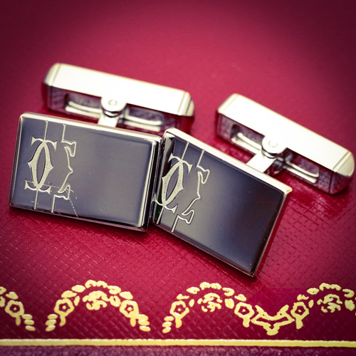Gemelli cartier argento - cartier,