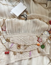 ZARA Charm Cintura Metallo Oro