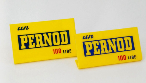 Pernod coppia espositori - pernod,