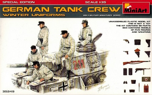 Miniart 35249 german - tank, crew
