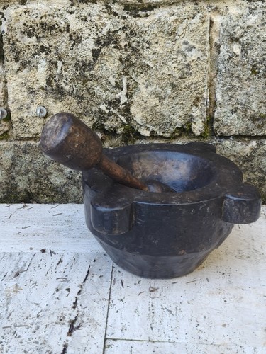 Mortaio antico legno antique - legno,