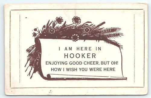 Cartolina sono qui hooker - sono,