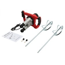 2800W Paint and Mortar Stirrer 2-Gear Concrete Stirrer Hand Mixer 6 Speeds