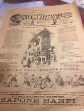 Il Gallo caricaturista- 1909  a cura della premiata fabbrica Amido Borace BANFI