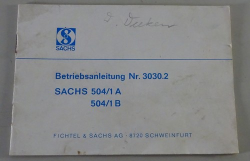 Manuale guida sachs - guida, a